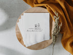 custom cocktail napkins with two dogs
